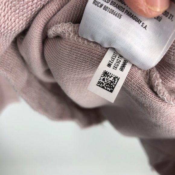 American Eagle Mens Hoodie Size Medium Pink Fade Sweatshirt Pockets Thick Knit - Picture 10 of 14